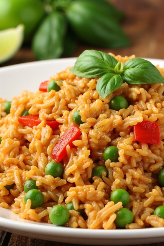 fragrant thai basil rice