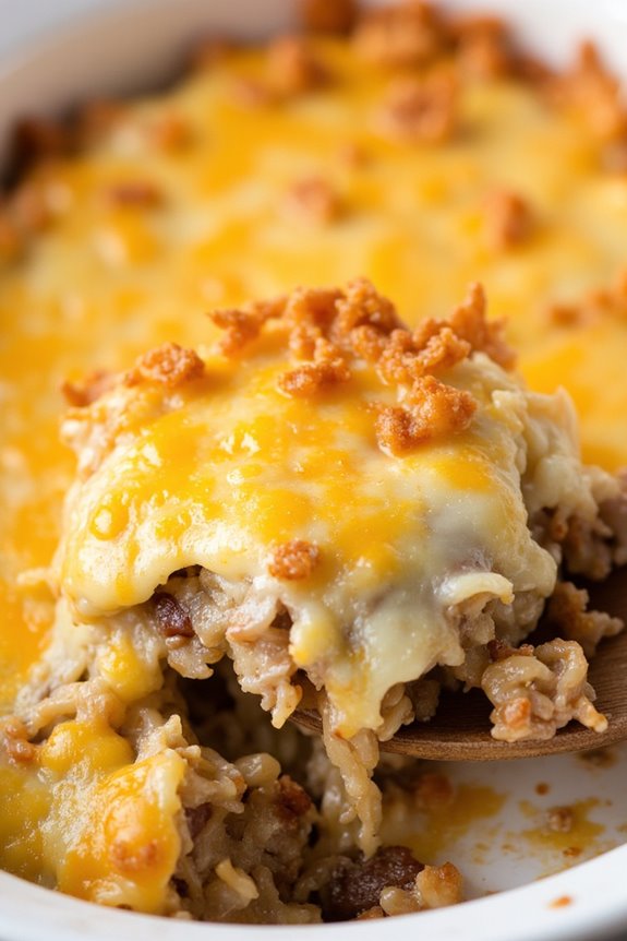 gluten free comforting rice casserole