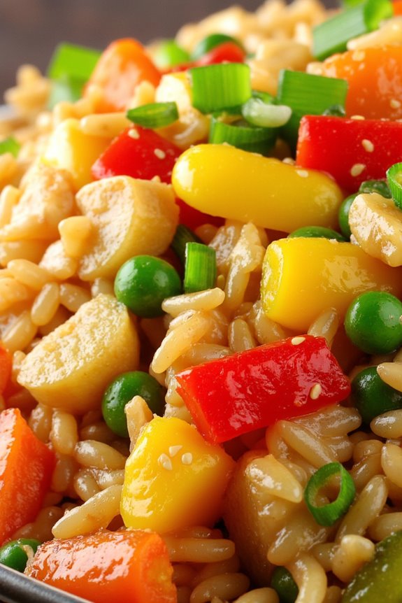 gluten free vegetable egg fried rice