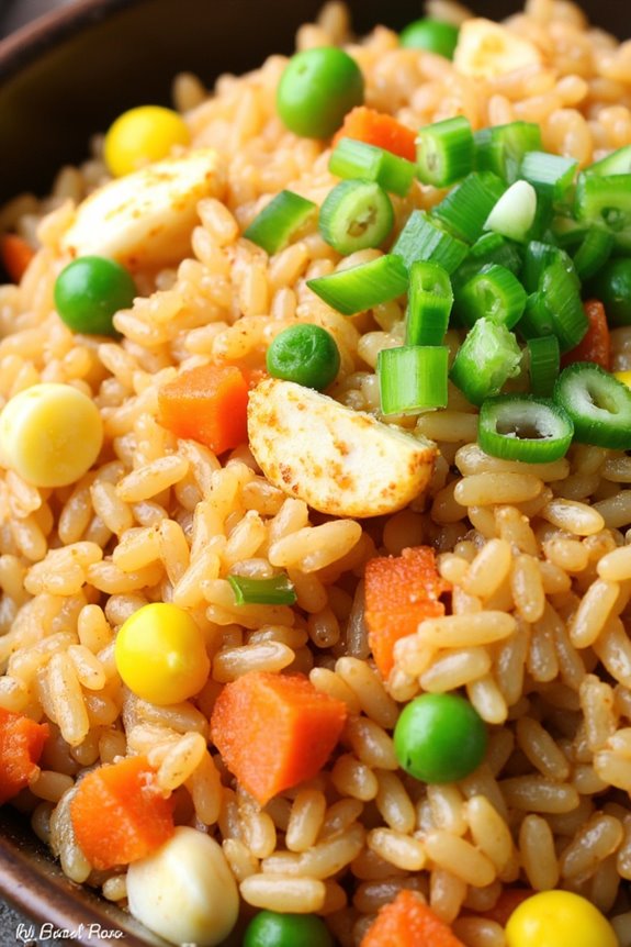healthy air fryer fried rice