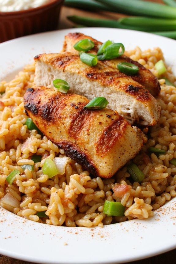 healthy cajun chicken rice