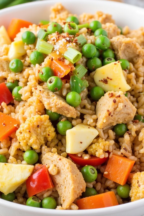 healthy cauliflower fried rice