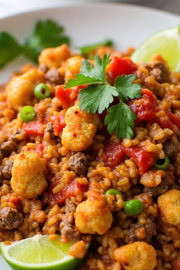 healthy flavorful cauliflower rice