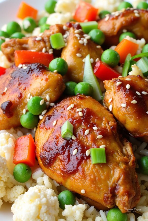 healthy teriyaki chicken stir fry