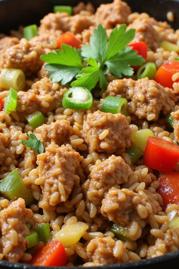 healthy turkey dirty rice