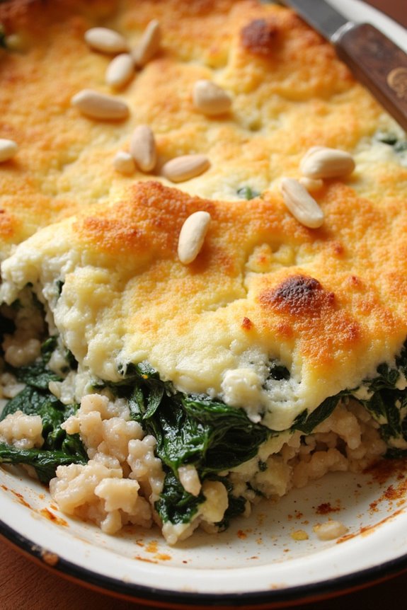 hearty gluten free rice casserole