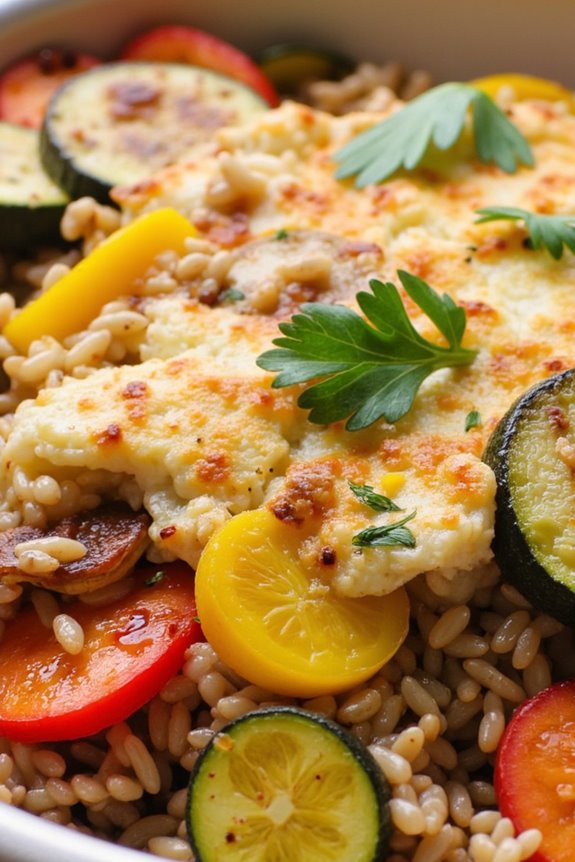 hearty roasted vegetable casserole