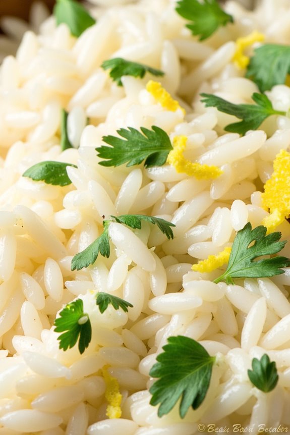 herbed lemon rice pilaf