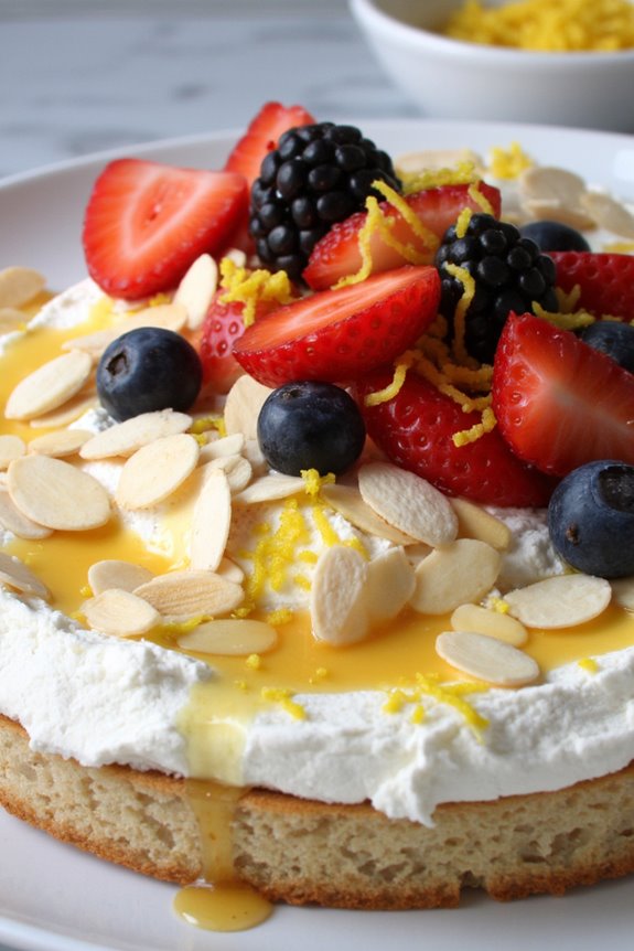 honey ricotta rice cake delight