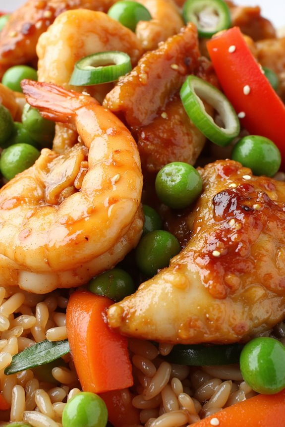 honey soy chicken fried rice