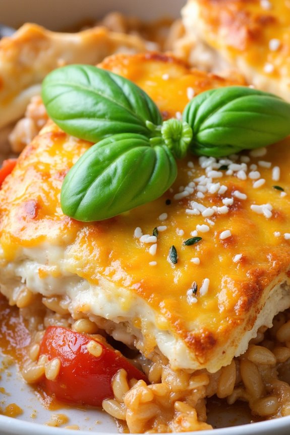 italian chicken rice casserole