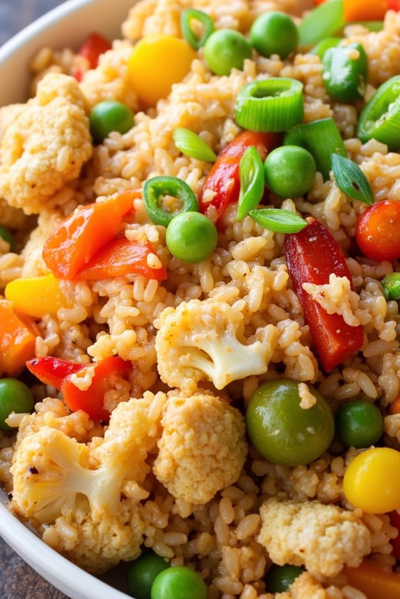 keto cauliflower fried rice