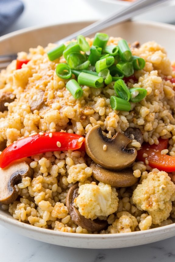 keto friendly asian cauliflower rice
