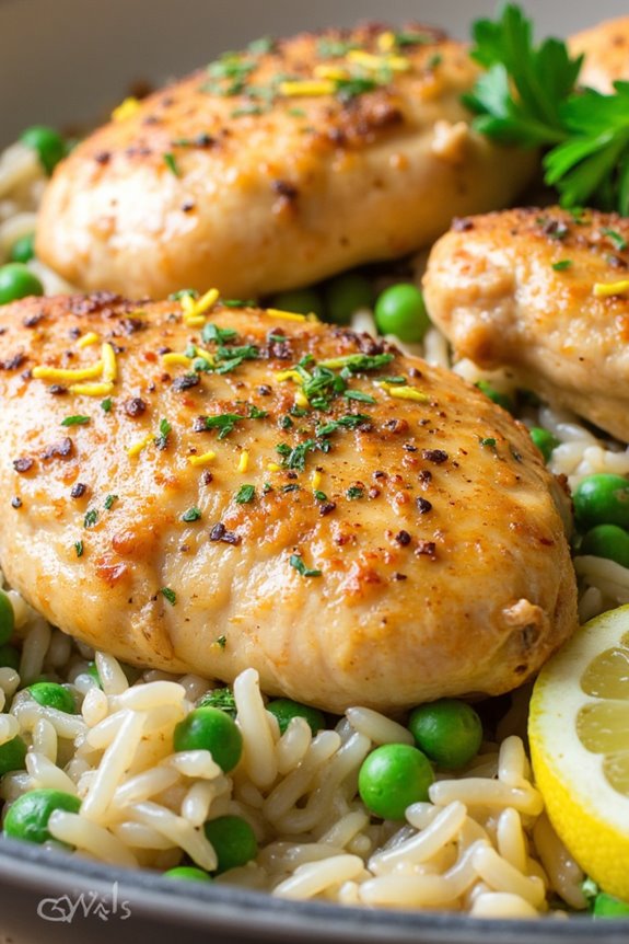 lemon herb chicken casserole