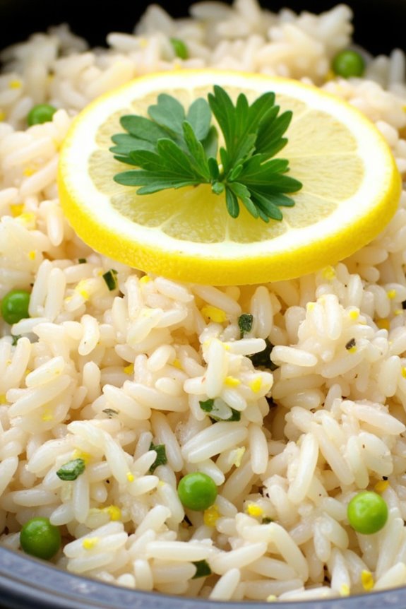 lemon herb rice pilaf