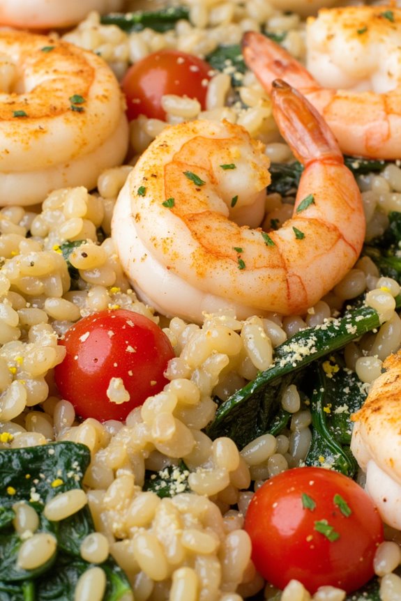 lemon herb shrimp casserole