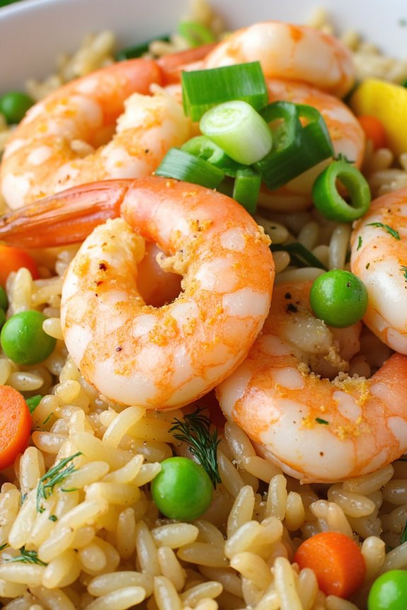 lemon herb shrimp fried rice