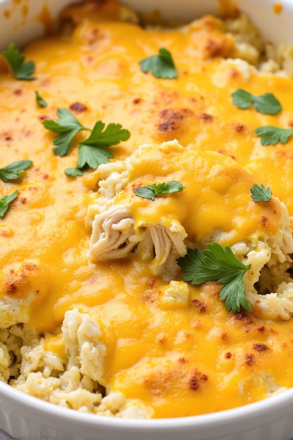 low carb salsa verde casserole