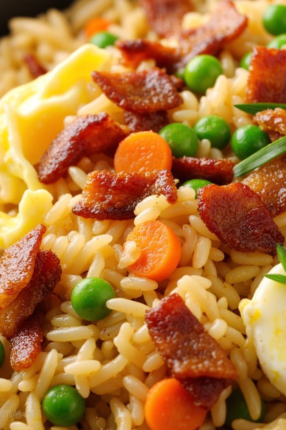 maple bacon fried rice