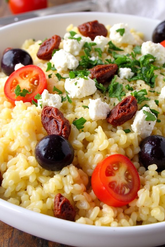 mediterranean cauliflower fried rice