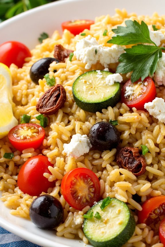 mediterranean fried rice delight