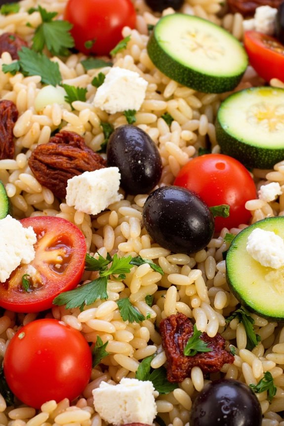 mediterranean inspired vibrant fried rice