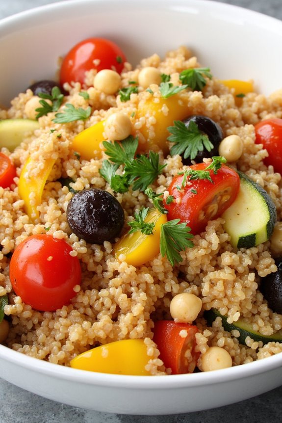 mediterranean quinoa fried rice