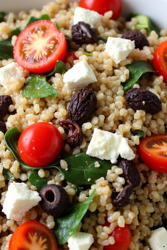 mediterranean quinoa veggie delight