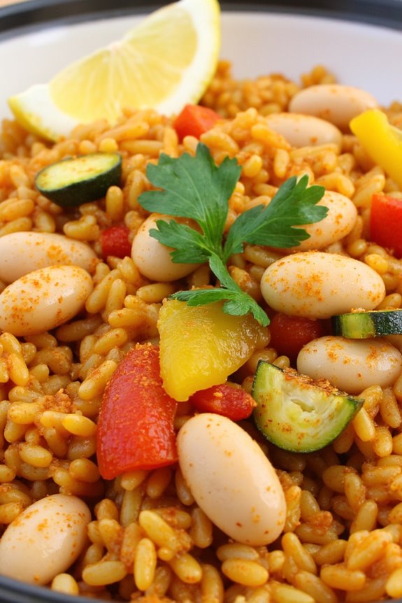 mediterranean rice and beans