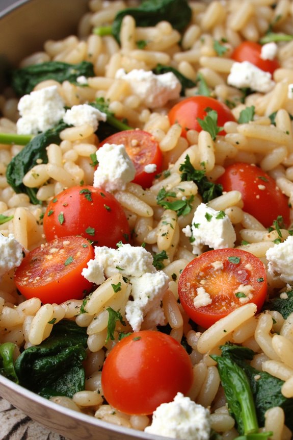 mediterranean slow cooked rice dish