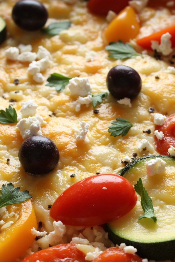 mediterranean vegetarian rice casserole