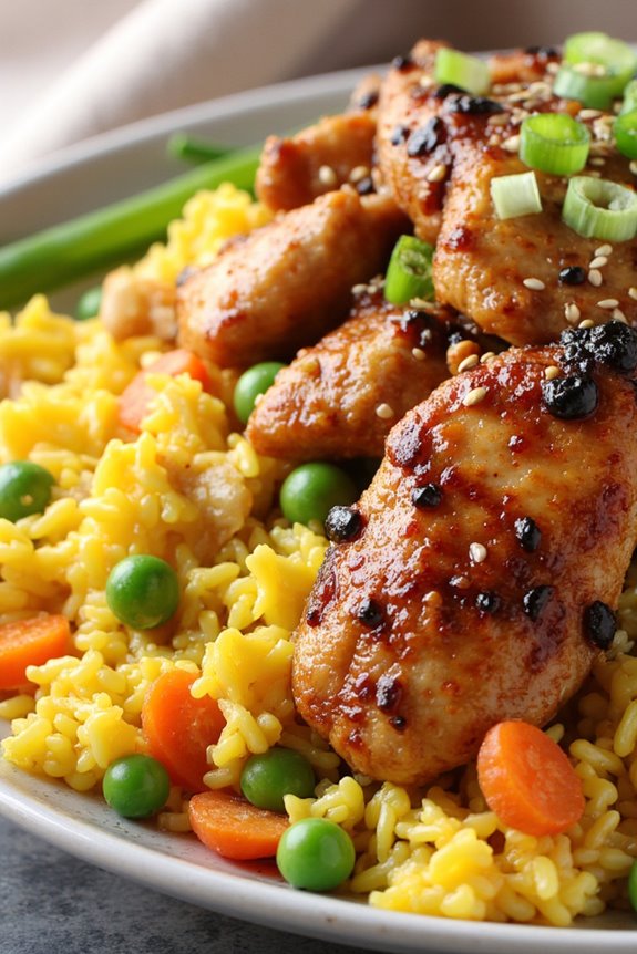 miso chicken fried rice