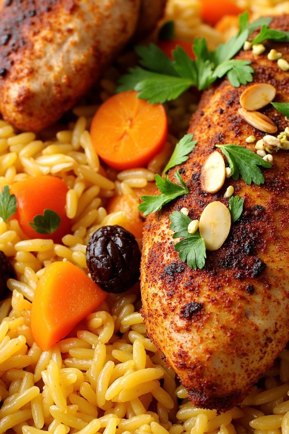 moroccan chicken rice delight