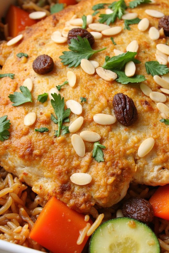 moroccan spiced chicken casserole