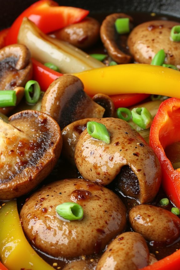 mushroom bell pepper stir fry