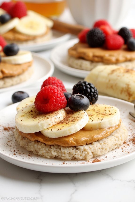 nutritious almond butter breakfast