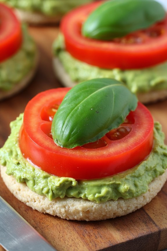 nutritious avocado tomato breakfast