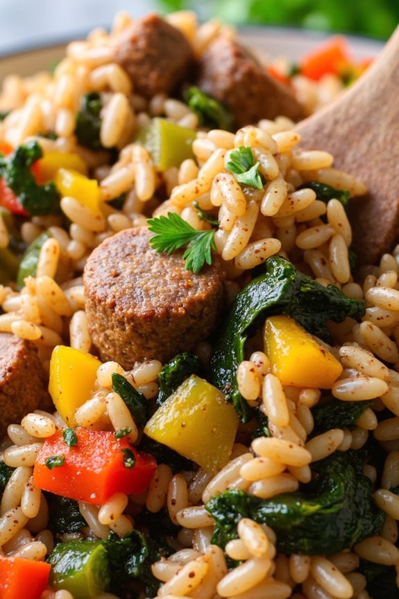 nutritious cajun vegetable rice