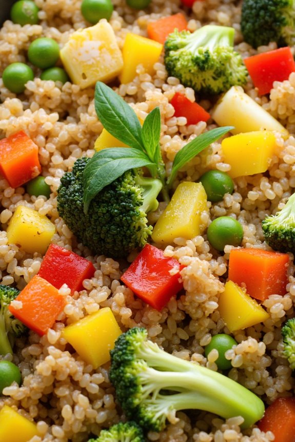 nutritious lemon herb quinoa
