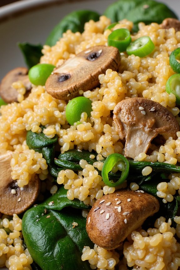 nutritious quinoa vegetable stir fry