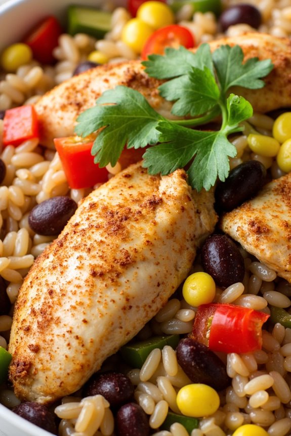 nutritious southwest chicken dish