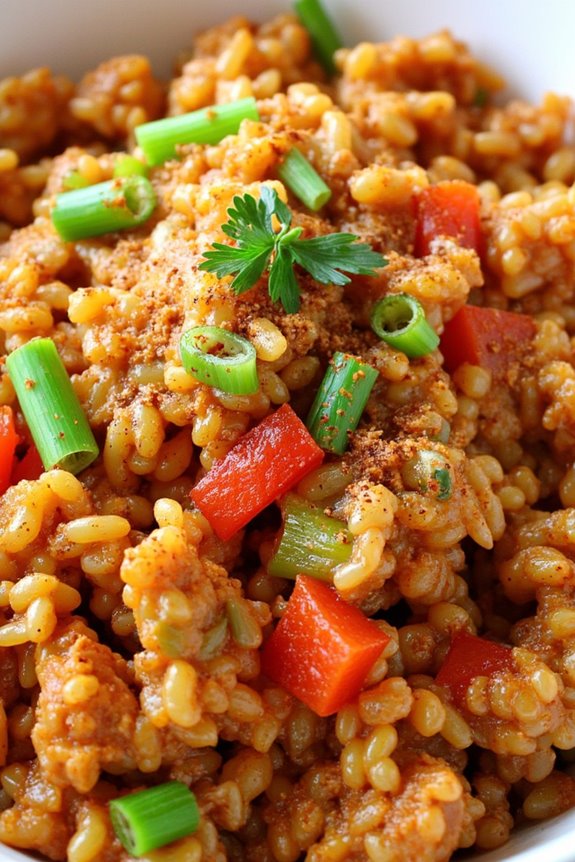 nutritious spicy quinoa dish