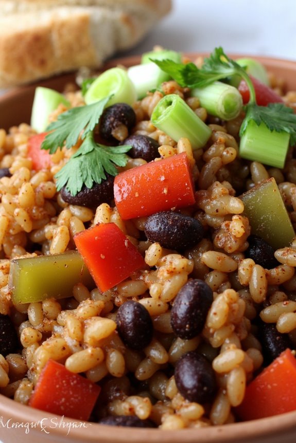 nutritious vegan rice dish