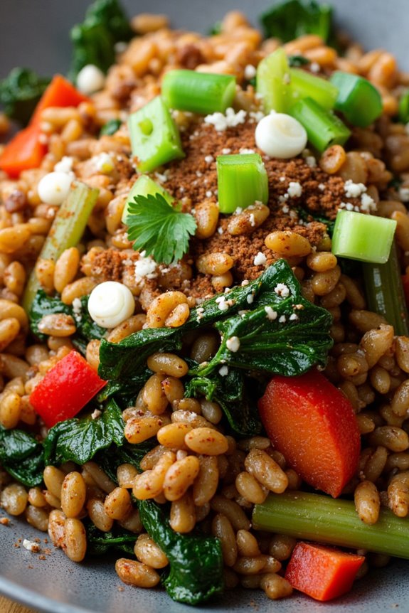 nutritious vegan rice dish