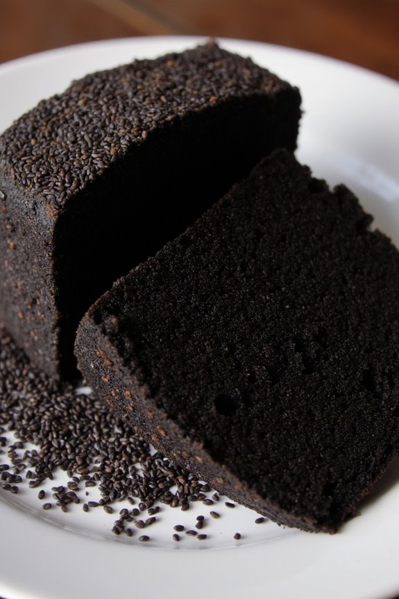 nutty black sesame dessert