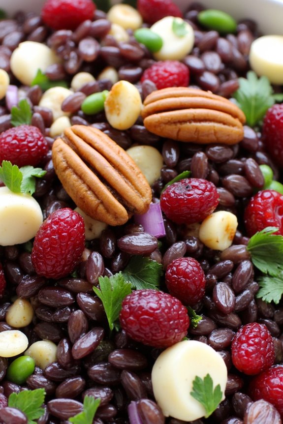 nutty flavorful wild rice salad