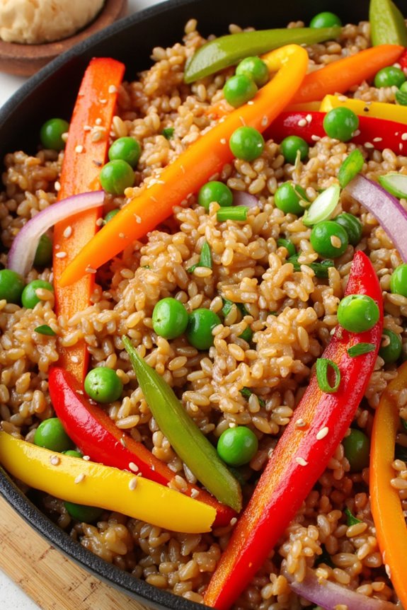 nutty vegetable stir fry recipe