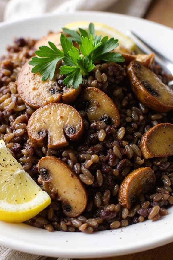 nutty wild rice pilaf