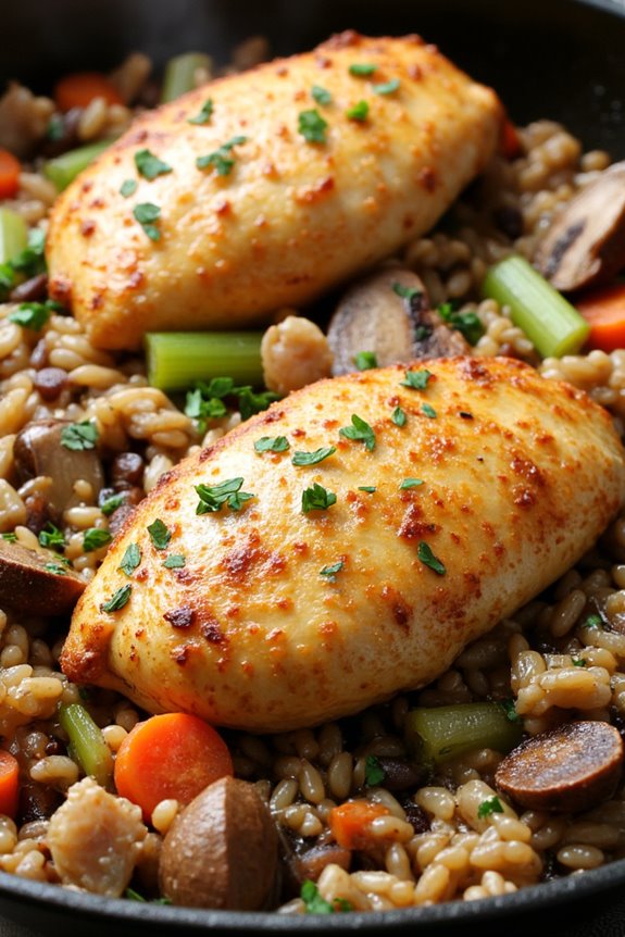 one pot chicken and rice