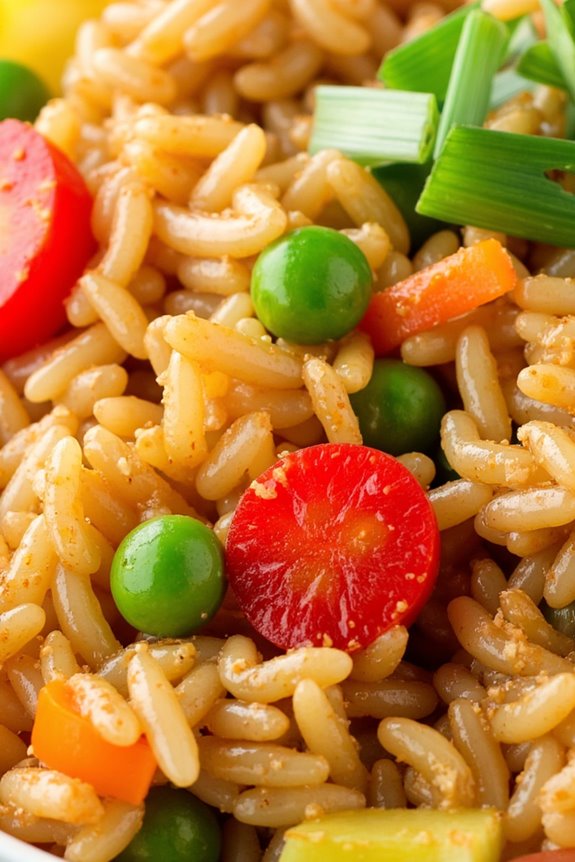 oven baked veggie fried rice